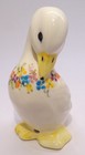 Preening Duck Floral Garland Pie Bird Vent Blp Babbacombe Pottery England