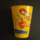 Vintage Mcdonalds Plastic Cups Lot Ronald Hamburglar Big Mac