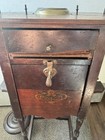 Antique Cushman Smoker Stand Copper Lined Humidor C1900 Missing Ashtray