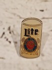 Vtg Miller Lite A Fine Pilsner Beer Lapel Pin Classic Jewelry Brooch Pin