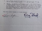 King Floyd  d  2006  Signed 1971 Contract - Soul Singer - Groove Me - R