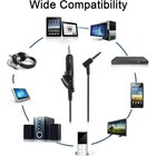 Alitutumao Replacement Audio Cable Cord For Bose Quietcomfort 15 Qc15 Headphones