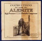Instructions   1926 Parts Price List For Alemite H-15 Portable Compressor