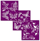 Dixie Belle - Belles And Whistles Silkscreen Stencil - Butterflies