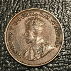 Vf   1920 Canada Small One 1 Cent Coin-mar333