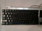 Vintage Apple M7803 Pro Usb Wired Keyboard Clear Black 