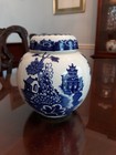 Vintage Willow Ware Ginger Tea Jar By Burgess   Leigh Limited R  Twining   Co 