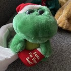 Puffkins Christmas Plush Beanie Babies Santa Gingerbread Man Elf Lot Of 10