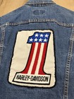 1960   s Levi s Big E Type 3 Denim Vest With Harley-davidson  1 Patch