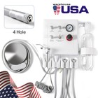 Dental Turbine Unit Weak Suction 3way Syringe  Led High Speed Handpiece 2 4holes
