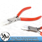 Latest Edition Double Nylon Jaw Flat round Nose Pliers Jewelry Making Tools 2pcs