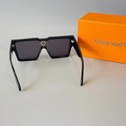 Louis Vuitton Z1578e Cyclone Shield Sunglasses Black Lv Crystal Logo  New In Box