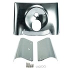 Headlight Panel Smooth 3-piece Fork Tins Covers Kit Fit For Harley Softail Delux