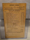 Antique Medicine Order Card Ophthalmic   Nasal Ointments Vtg 1920s Medical Ad