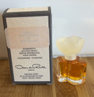 Vtg Mini Oscar De La Renta Parfum  13fl Oz 4ml Glass Bottle  Boxed
