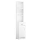 Salon Station Wooden Barber Spa Beauty Equipment Bathroom Cabinet 5 Drawer