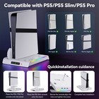 For Ps5 Vertical Cooling Fan Stand Ps5 Controller Chargers Playstation 5 - Quiet