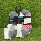 Hanes Premium Boys No Show Socks 10 Pairs X-temp Breathable Size M Shoe 9-2 5
