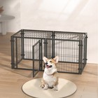 47 2  Dog Crate Metal Pet Cage Kennel Puppy Playpen For Small Medium Large Dogs