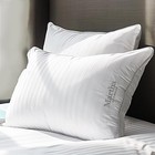  Hotel Collection Pillow 500 Thread Count Damask Queen Size Set Of 2 White