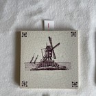 Antique Manganese Delft Windmill Tiles choose 1-4