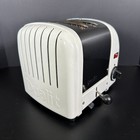 Dualit Classic 2 Slice White Electric Toaster A2br 10 Made In England Works
