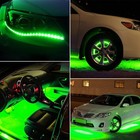Green 5pcs 12v 12  15smd Flexible Led Strip Light Waterproof For Car Truck Boat