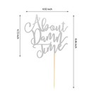 About Damn Time Wedding Cake Topper  Wedding Engagement Anniversary Party Dec   