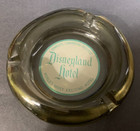 Disneyland Hotel Green Glass Ashtray