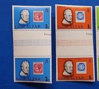 Gibraltar Stamps  Scott 378-381 Complete Set Mnh Gutter Pairs