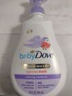 Baby Dove 2pc Lot Sensitive Skin Care Night Time Wash Calming Moisture 13oz  x2 