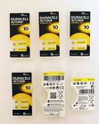 Duracell Activair Mercury Free Hearing Aid Batteries Size 10  8-160  Exp-2027