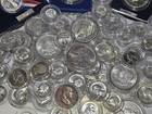 Large Estate Coin Lot 90  Silver Us Coin Mix Dollars  Halves  Quarters  Dimes