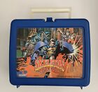Vintage 1994 Skeleton Warriors Thermos Lunch Box Blue New  Rare 