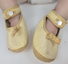 Vintage 1930 s Mrs  Day s Ideal Baby Shoes - Bead Buckle   Thrashed  Made In Usa