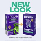 Trojan Extended Pleasure Lubricated Latex Condoms For Men 12 Count