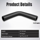 1 1 2  Id  90 Degree Gasoline Fuel Filler Neck Hose With 4 1 Black 