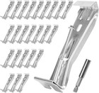 5 Inch Roofing Gutter Hangers  Quick Screw Hidden Gutter Support Brackets For   