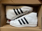 Nib Youth Adidas Pro Model J High Top Basketball Shoes Size 5 White black