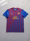 11 12 Barcelona Messi Soccer Jersey Football Shirt Argentina  m    authentic  