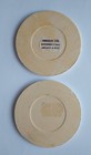 Hand Painted Tile Coasters 2pc Set From Greece