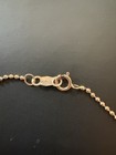 14k Solid Rose Gold Beaded Anklet Bracelet 9-3 4    1 18 Grams Ma Michael Anthony