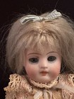 Antique Bisque Miniature 6    Doll Kestner Dollhouse 257 15 Open Mouth Glass Eyes