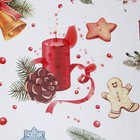 Heavy Duty Flannel Backed Vinyl Tablecloth 55x90 Inch Table Cover Christmas