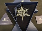 Vintage Brand New 2005 Swarovski Crystal Snowflake Christmas Ornament Box  Paper