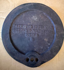 Antique 1893 1895 John Deere   Mansur Co  Embossed Cast Iron Corn Planter Lid