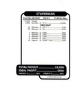 Pull Tab Tickets - Jar - Game - Pick Board - Stuperman - Window - 4 000 Ct