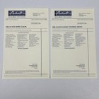 Studebaker Avanti Collection Invoice Window Sticker  Receipts  Service Coupons