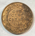 1916 Canada Large Cent Nice Original Choice Brown Uncirculated Km-21 Chrc