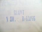 Giant  Reissue 1-sh   Movie Poster  james Dean  Rock Hudson  Eliz Taylor  - 1963